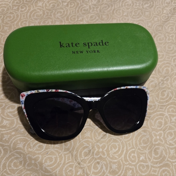 Kate Spade Floral Sunglasses with Case - Picture 10 of 11